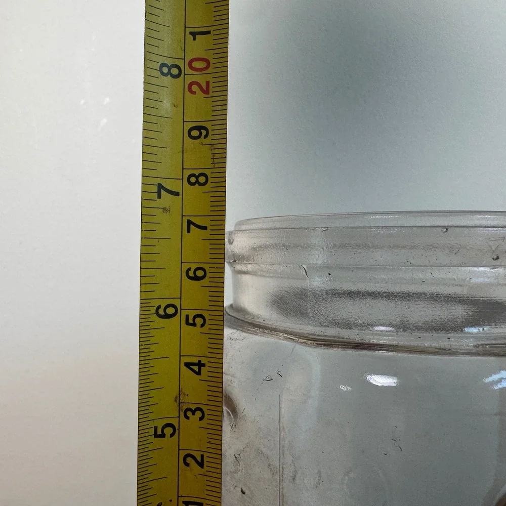 Antique‎ Kerr Glass Economy Portland Oregon Clear Glass Jar Storage Canning